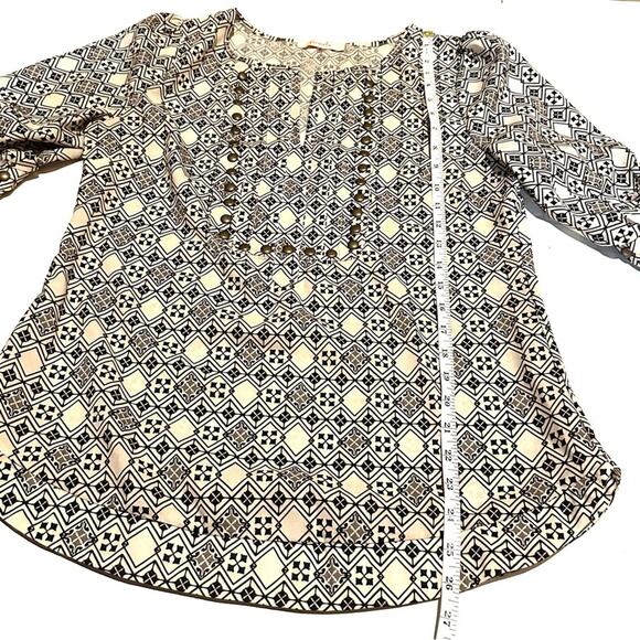 Pomelo Studded Medallion Print Career Top Women's M Medium - Picture 7 of 9